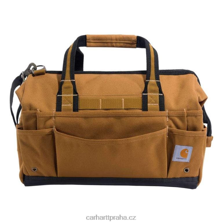 muži 16palcová 30kapsová těžká taška na nářadí Carhartt 8BL8V6 Černá