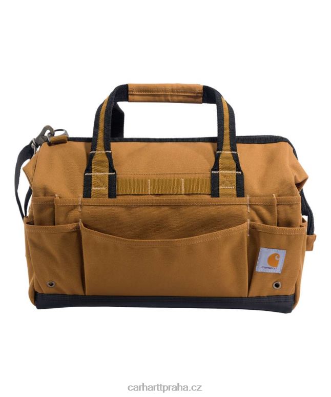 muži 16palcová 30kapsová těžká taška na nářadí Carhartt 8BL8V6 Černá