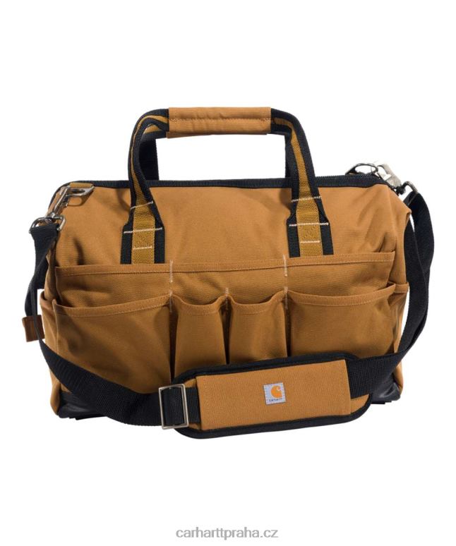 muži 16palcová 30kapsová těžká taška na nářadí Carhartt 8BL8V6 Černá