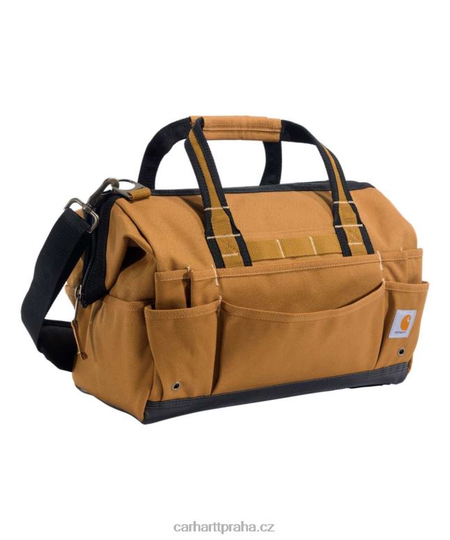 muži 16palcová 30kapsová těžká taška na nářadí Carhartt 8BL8V6 Černá