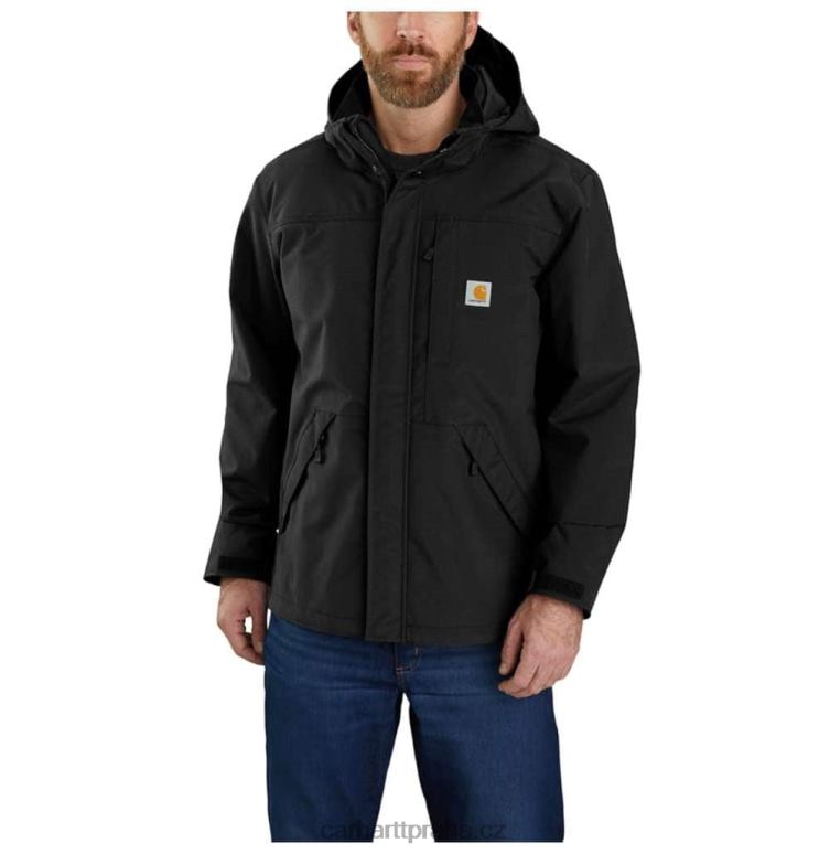 muži Bouřka obránce volného střihu těžké bundy Carhartt 8BL8V29 Černá