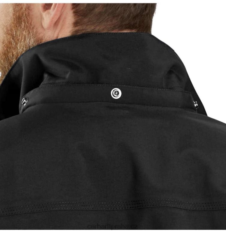 muži Bouřka obránce volného střihu těžké bundy Carhartt 8BL8V29 Černá