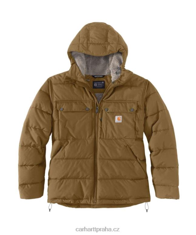 muži Carhartt montana zateplená bunda volného střihu8BL8V16 Černá
