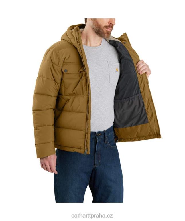 muži Carhartt montana zateplená bunda volného střihu8BL8V16 Černá