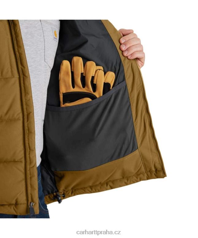 muži Carhartt montana zateplená bunda volného střihu8BL8V16 Černá