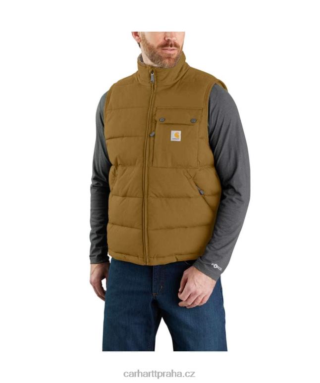 muži Carhartt montana zateplená vesta volného střihu8BL8V103 Černá