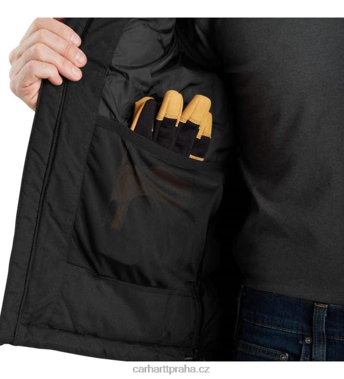 muži Carhartt montana zateplená vesta volného střihu8BL8V103 Černá