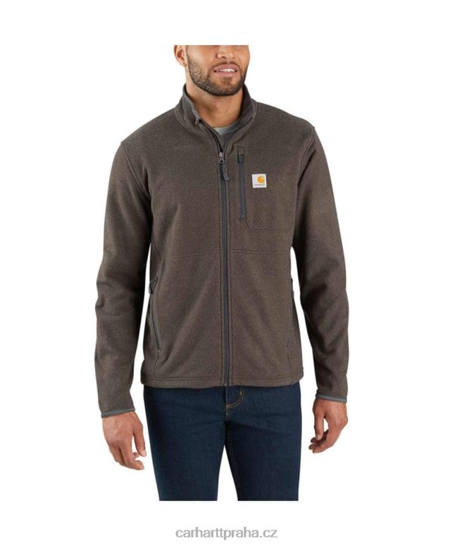 muži Dalton celopropínací fleece Carhartt 8BL8V51 asfaltový vřes