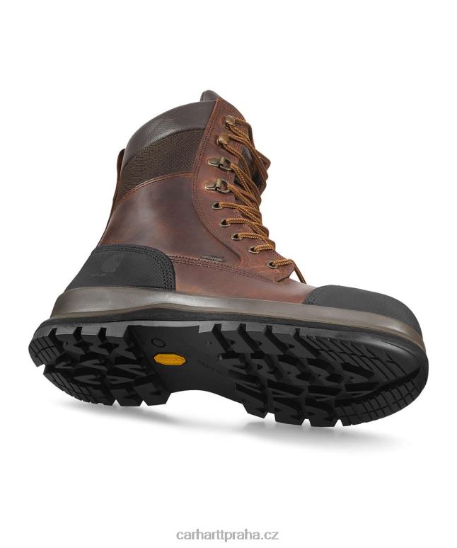 muži Detroit robustní flex voděodolná s3 8palcová bezpečnostní bota Carhartt 8BL8V162 Černá