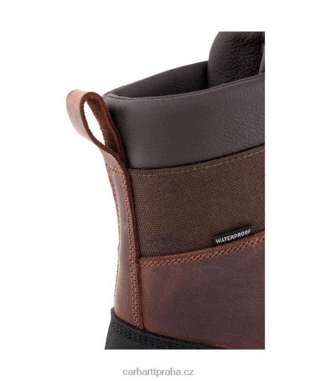 muži Detroit robustní flex voděodolná s3 8palcová bezpečnostní bota Carhartt 8BL8V162 Černá
