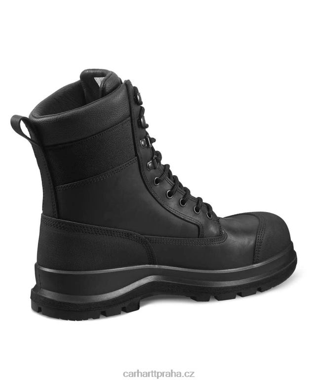 muži Detroit robustní flex voděodolná s3 8palcová bezpečnostní bota Carhartt 8BL8V162 Černá
