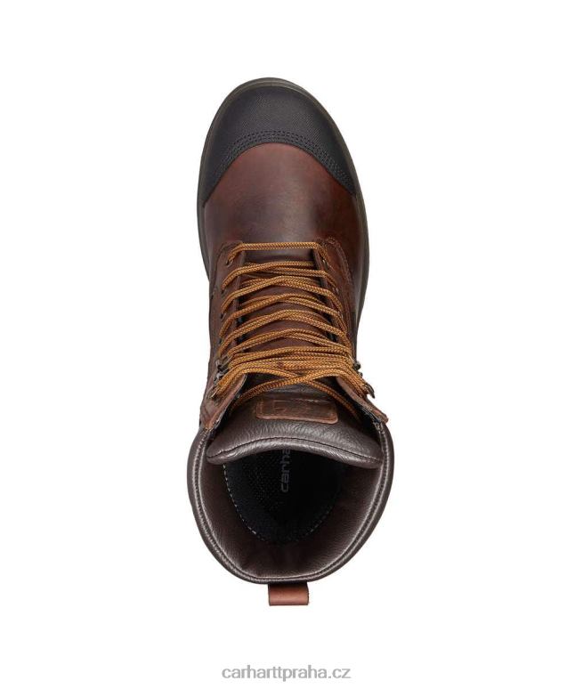 muži Detroit robustní flex voděodolná s3 8palcová bezpečnostní bota Carhartt 8BL8V162 Černá