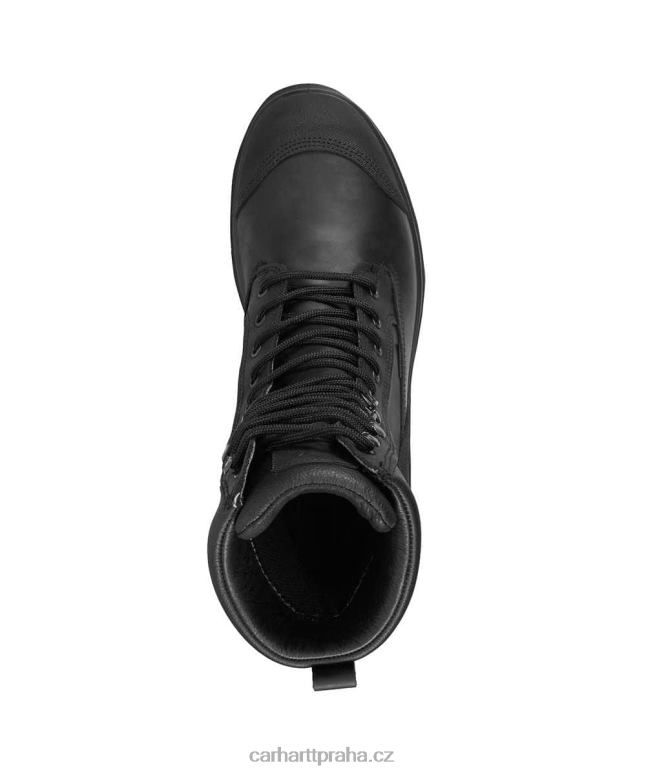 muži Detroit robustní flex voděodolná s3 8palcová bezpečnostní bota Carhartt 8BL8V162 Černá