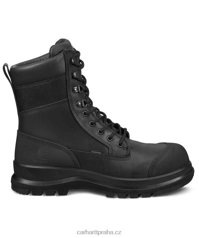 muži Detroit robustní flex voděodolná s3 8palcová bezpečnostní bota Carhartt 8BL8V162 Černá