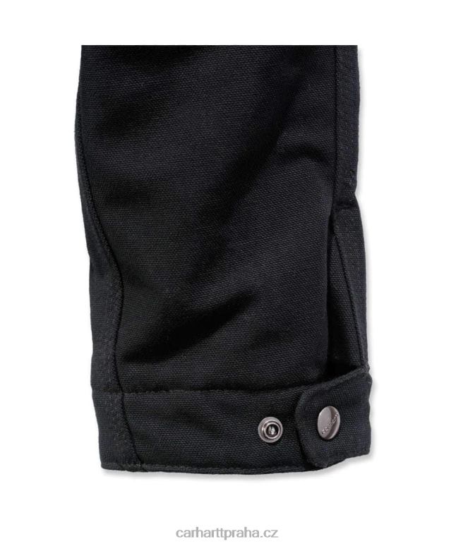 muži Detroitská bunda s kachní dekou uvolněného střihu Carhartt 8BL8V17 Černá