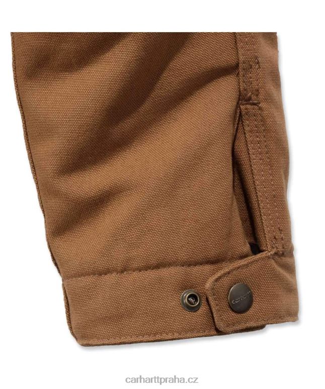 muži Detroitská bunda s kachní dekou uvolněného střihu Carhartt 8BL8V17 Černá