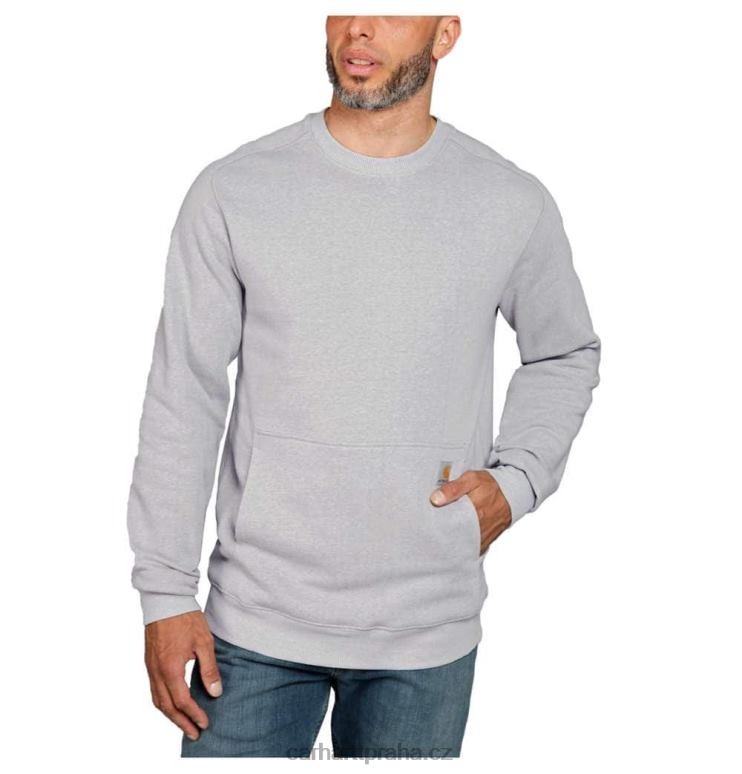 muži Force uvolněný střih lehká mikina s crewneck Carhartt 8BL8V44 asfaltový vřes
