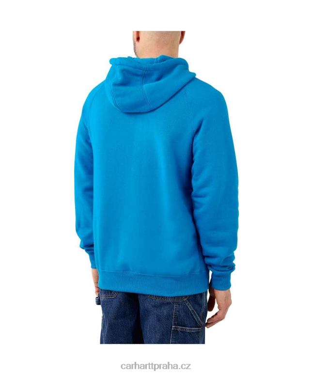 muži Force uvolněný střih lehká mikina s grafickým logem Carhartt 8BL8V43 asfaltový vřes