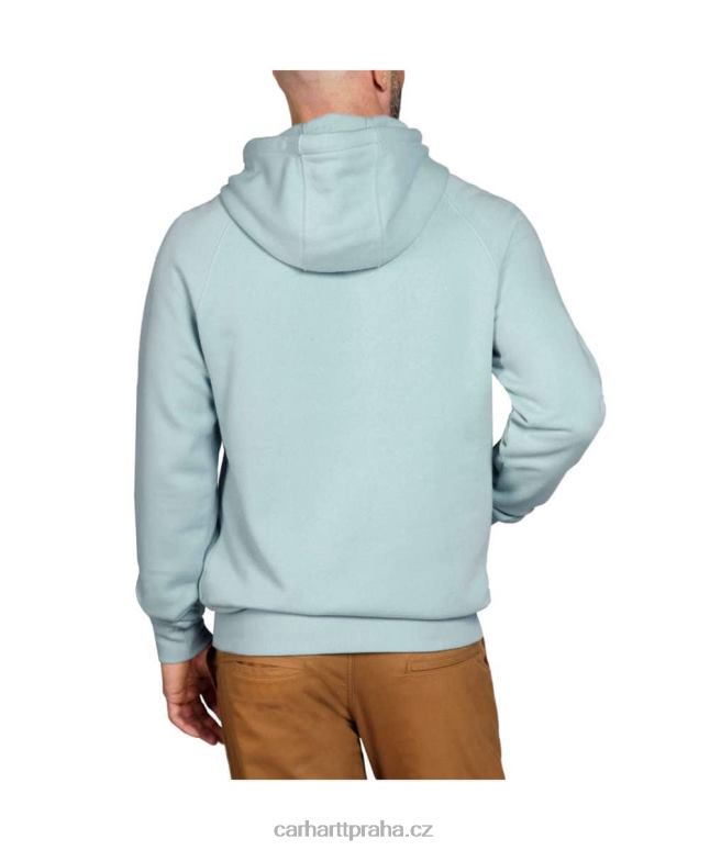 muži Force uvolněný střih lehká mikina s grafickým logem Carhartt 8BL8V43 asfaltový vřes