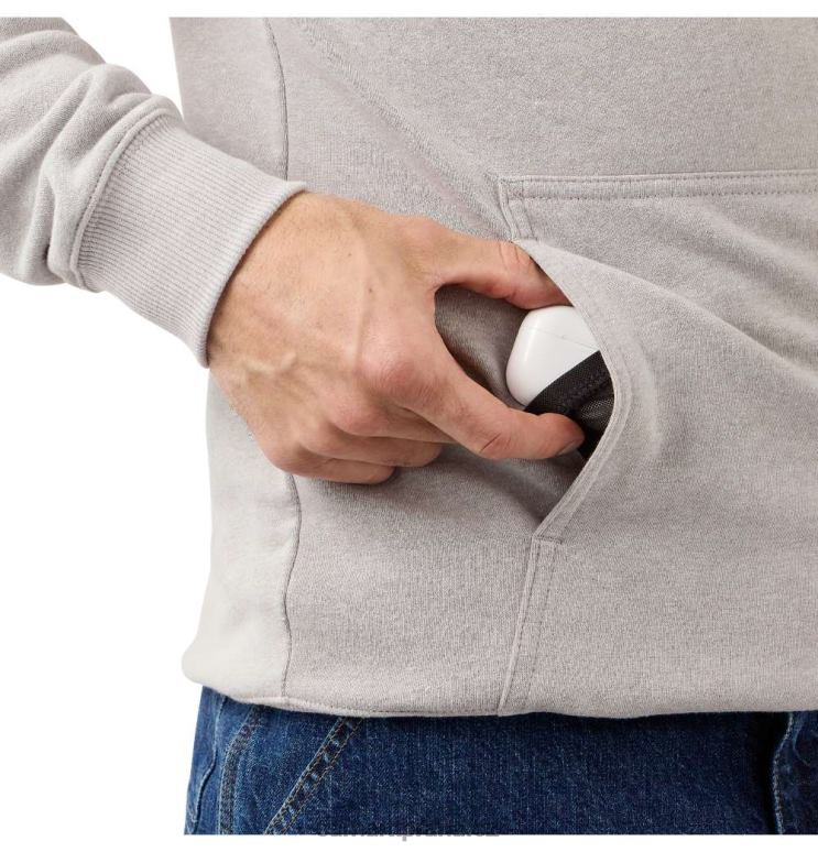 muži Force uvolněný střih lehká mikina s grafickým logem Carhartt 8BL8V43 asfaltový vřes