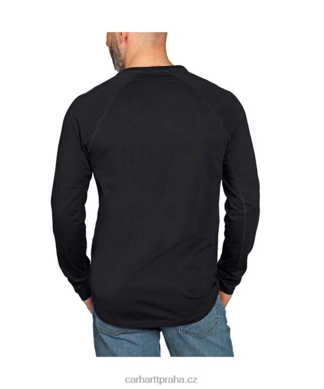 muži Force uvolněný střih střední váhy s dlouhým rukávem a kapsou Carhartt 8BL8V132 bazalkový vřes