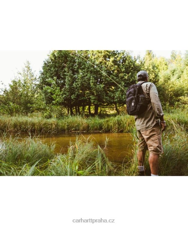 muži Jednokomorový batoh o objemu 27l Carhartt 8BL8V1 Černá