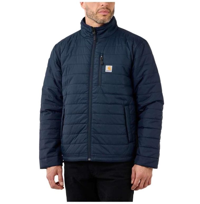 muži Lehká zateplená bunda v uvolněném střihu proti dešti Carhartt 8BL8V22 Černá