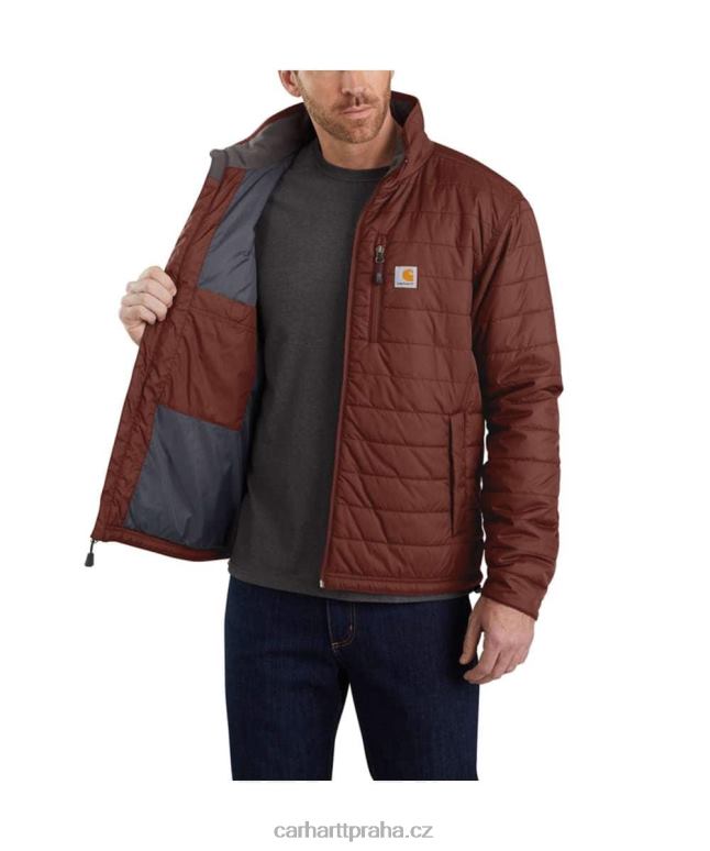 muži Lehká zateplená bunda v uvolněném střihu proti dešti Carhartt 8BL8V22 Černá