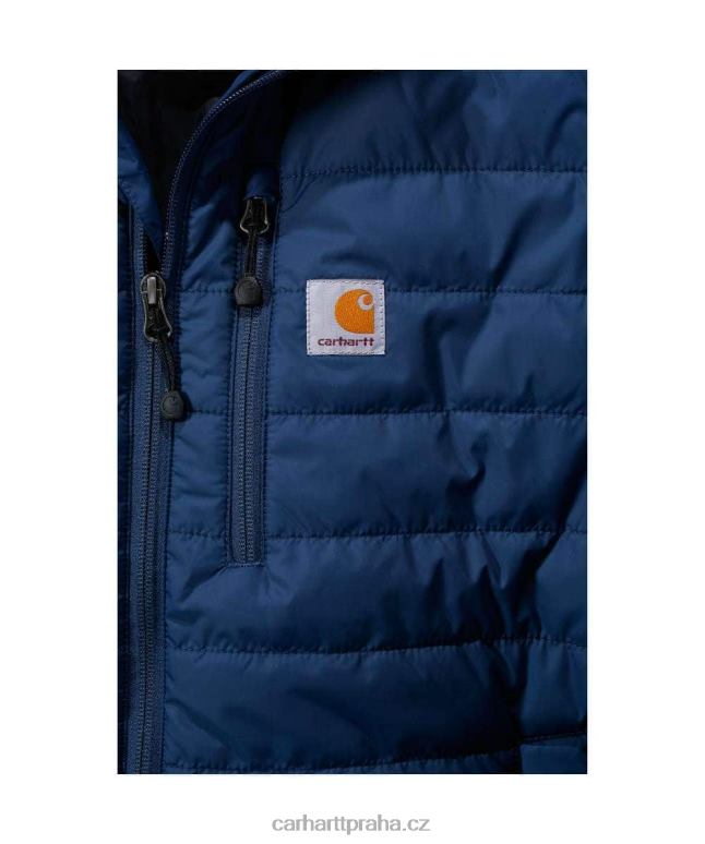 muži Lehká zateplená bunda v uvolněném střihu proti dešti Carhartt 8BL8V22 Černá
