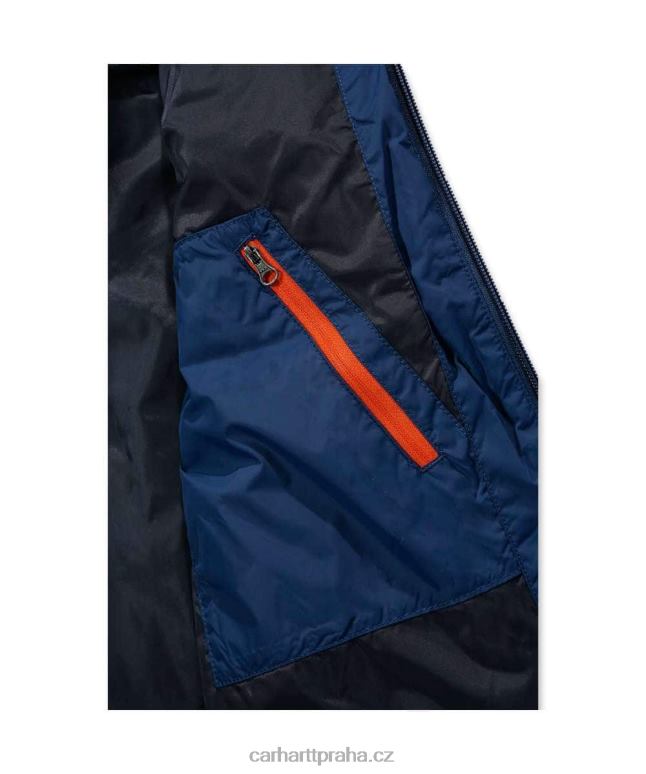 muži Lehká zateplená bunda v uvolněném střihu proti dešti Carhartt 8BL8V22 Černá