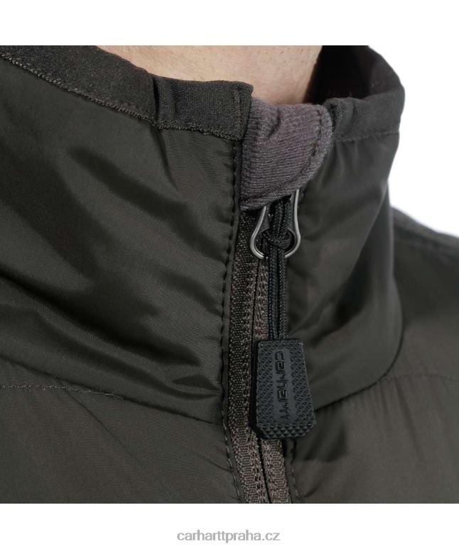 muži Lehká zateplená bunda v uvolněném střihu proti dešti Carhartt 8BL8V22 Černá