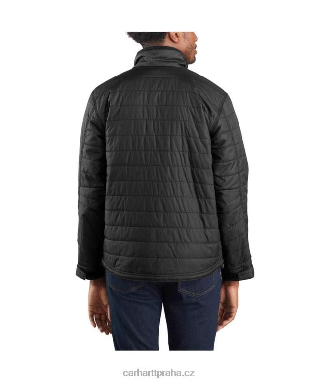 muži Lehká zateplená bunda v uvolněném střihu proti dešti Carhartt 8BL8V22 Černá