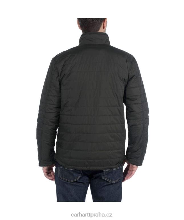muži Lehká zateplená bunda v uvolněném střihu proti dešti Carhartt 8BL8V22 Černá