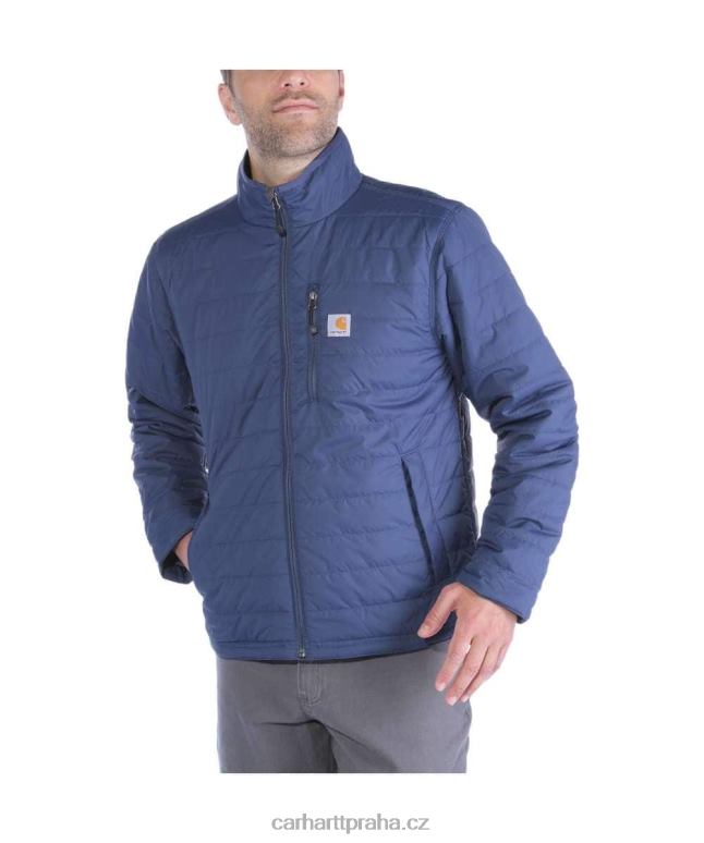 muži Lehká zateplená bunda v uvolněném střihu proti dešti Carhartt 8BL8V22 Černá