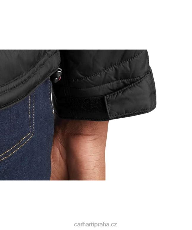 muži Lehká zateplená bunda v uvolněném střihu proti dešti Carhartt 8BL8V22 Černá