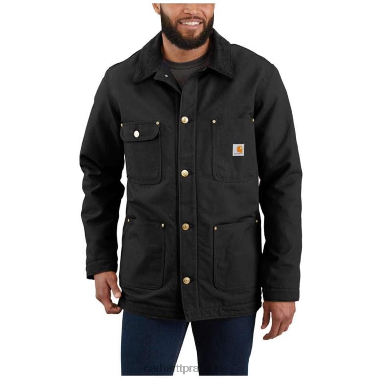 muži Pevná kachní přikrývka volného střihu Carhartt 8BL8V19 Černá