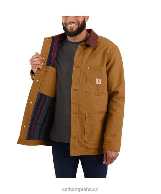 muži Pevná kachní přikrývka volného střihu Carhartt 8BL8V19 Černá