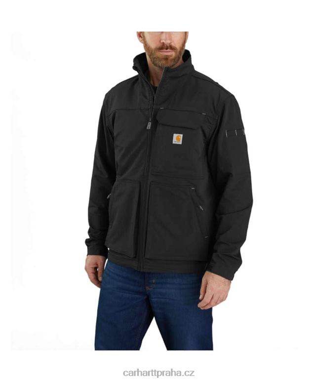 muži Super dux uvolněný střih lehká falešná bunda s krkem Carhartt 8BL8V23 Černá