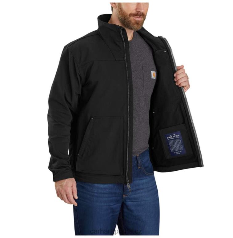 muži Super dux uvolněný střih lehká falešná bunda s krkem Carhartt 8BL8V23 Černá