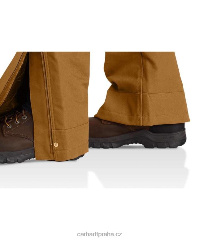 muži Volný střih pevný kachní zateplený bryndáček Carhartt 8BL8V77 Černá