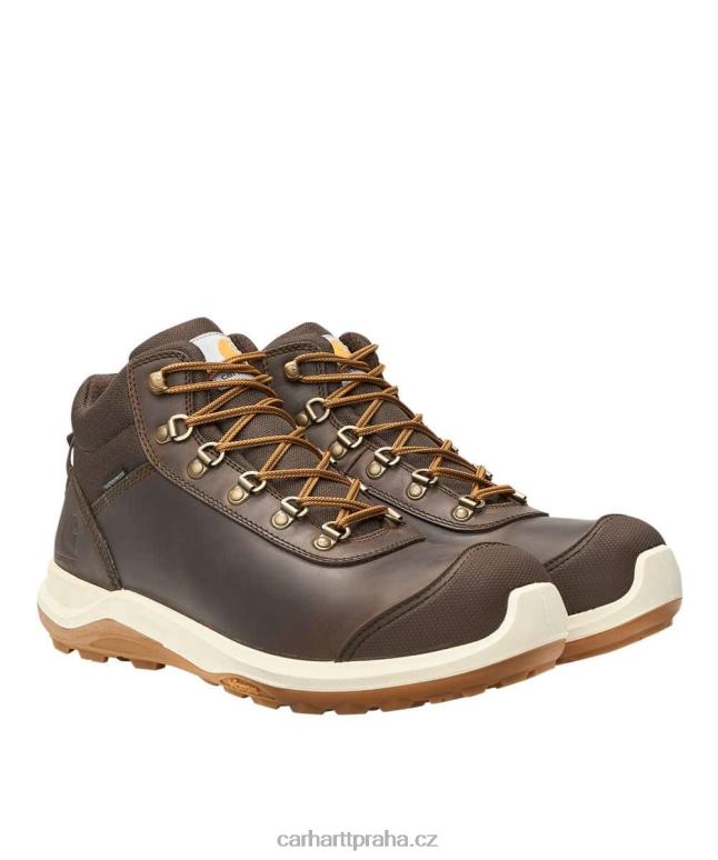 muži Wylie robustní flex voděodolná bezpečnostní bota S3 Carhartt 8BL8V154 tmavě hnědá