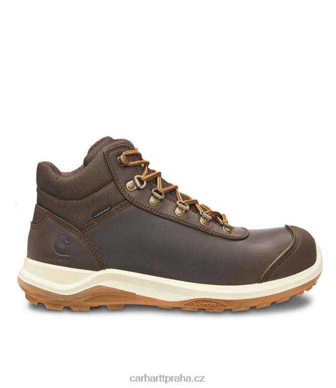 muži Wylie robustní flex voděodolná bezpečnostní bota S3 Carhartt 8BL8V154 tmavě hnědá