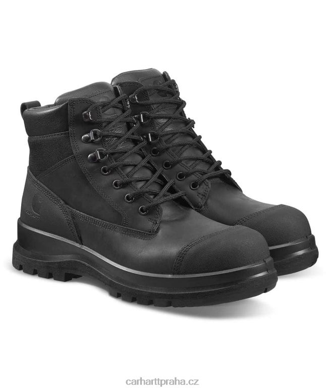 muži bezpečnostní bota detroit robustní flex s3 6 palců Carhartt 8BL8V163 Černá