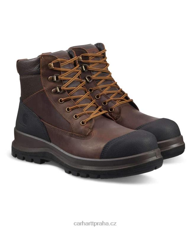 muži bezpečnostní bota detroit robustní flex s3 6 palců Carhartt 8BL8V163 Černá