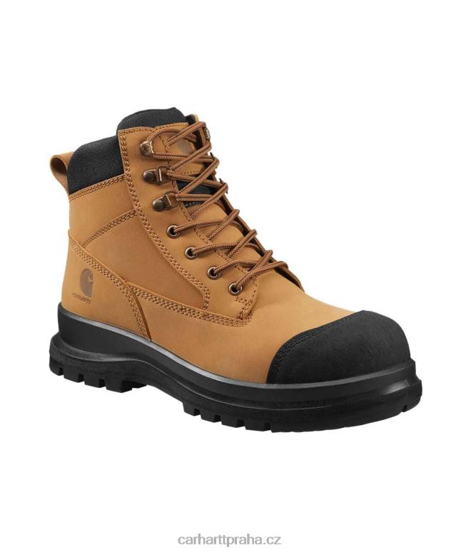 muži bezpečnostní bota detroit rugged flex s3 6 palců na zip Carhartt 8BL8V160 pšenice