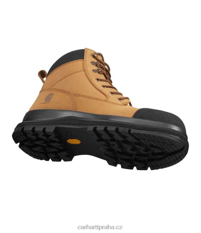 muži bezpečnostní bota detroit rugged flex s3 6 palců na zip Carhartt 8BL8V160 pšenice