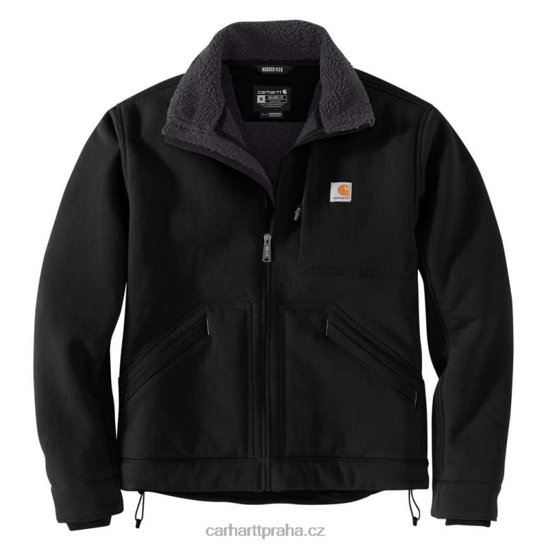 muži detroitská bunda super dux uvolněného střihu s šerpou Carhartt 8BL8V26 Černá
