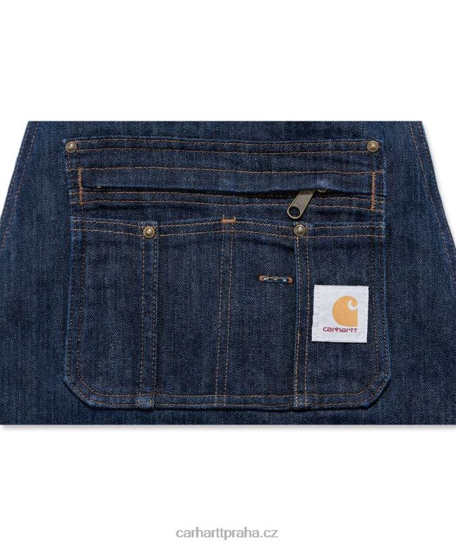 muži džínová zástěra Carhartt 8BL8V153 tmavě modrý hřeben