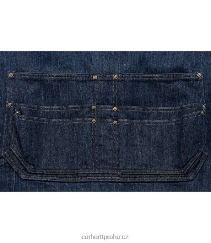 muži džínová zástěra Carhartt 8BL8V153 tmavě modrý hřeben