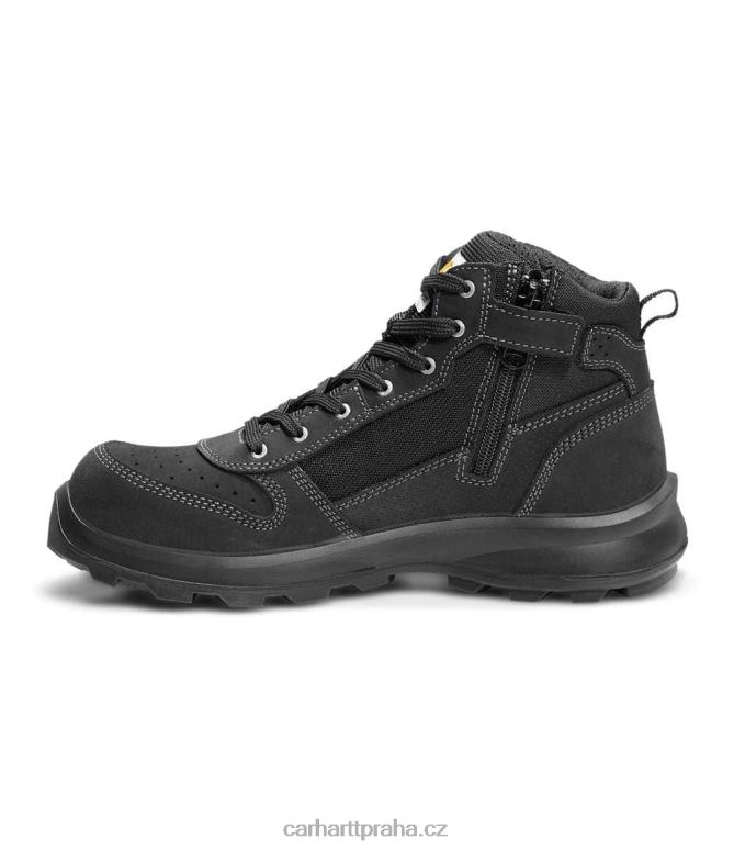 muži michigan robustní flex s1p bezpečnostní bota na zip se středním střihem Carhartt 8BL8V158 Černá